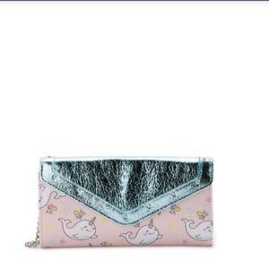 Narwhal expander clutch women's wallet chain link